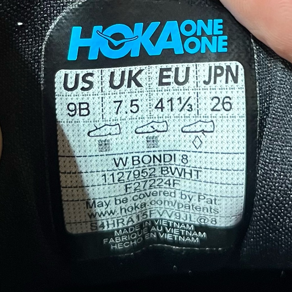 Hoka Women’s Bondi 8 Size 9 - Picture 14 of 14